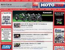 Tablet Screenshot of moto-cup.sk